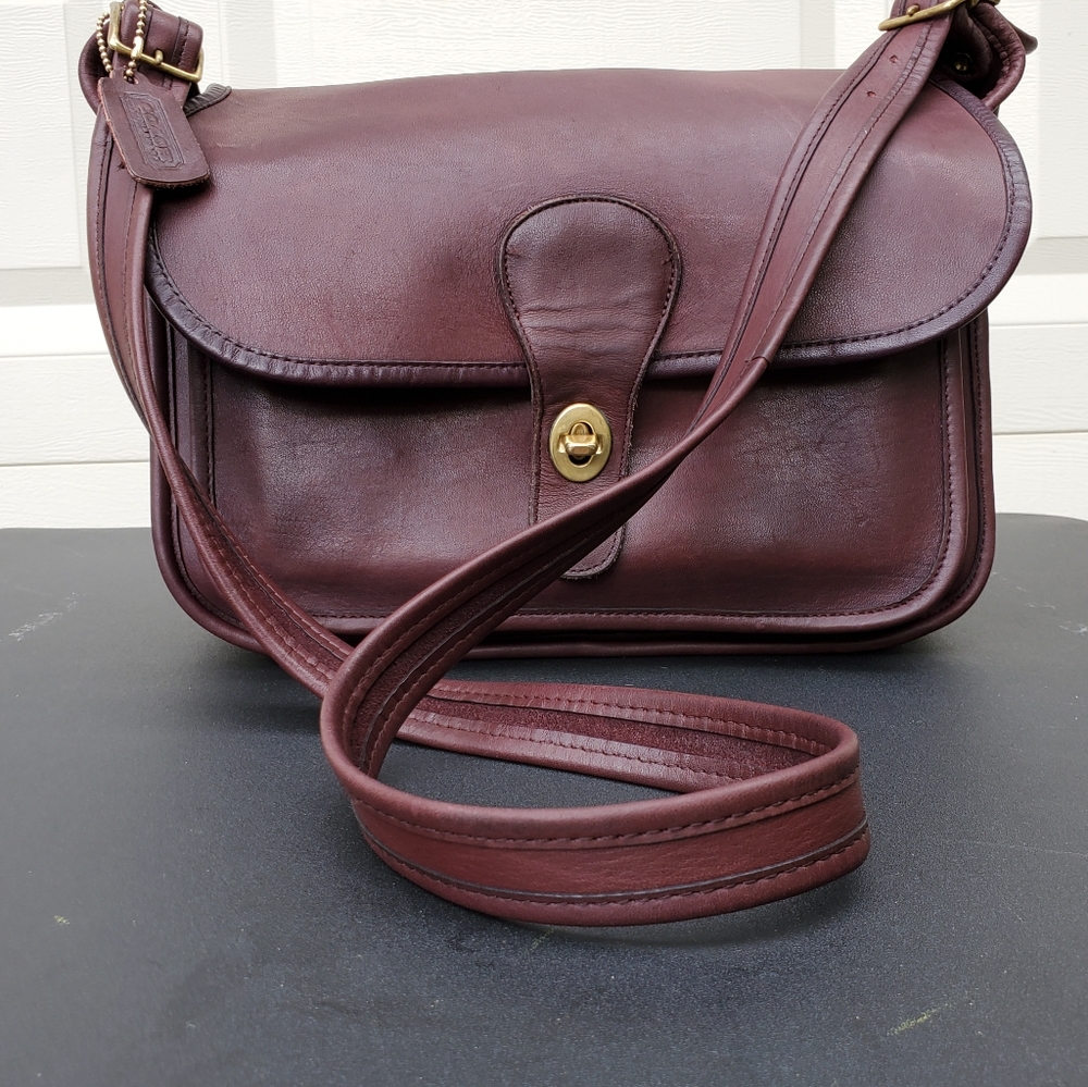 Rare Vintage Coach NYC Original Rambler Burgundy